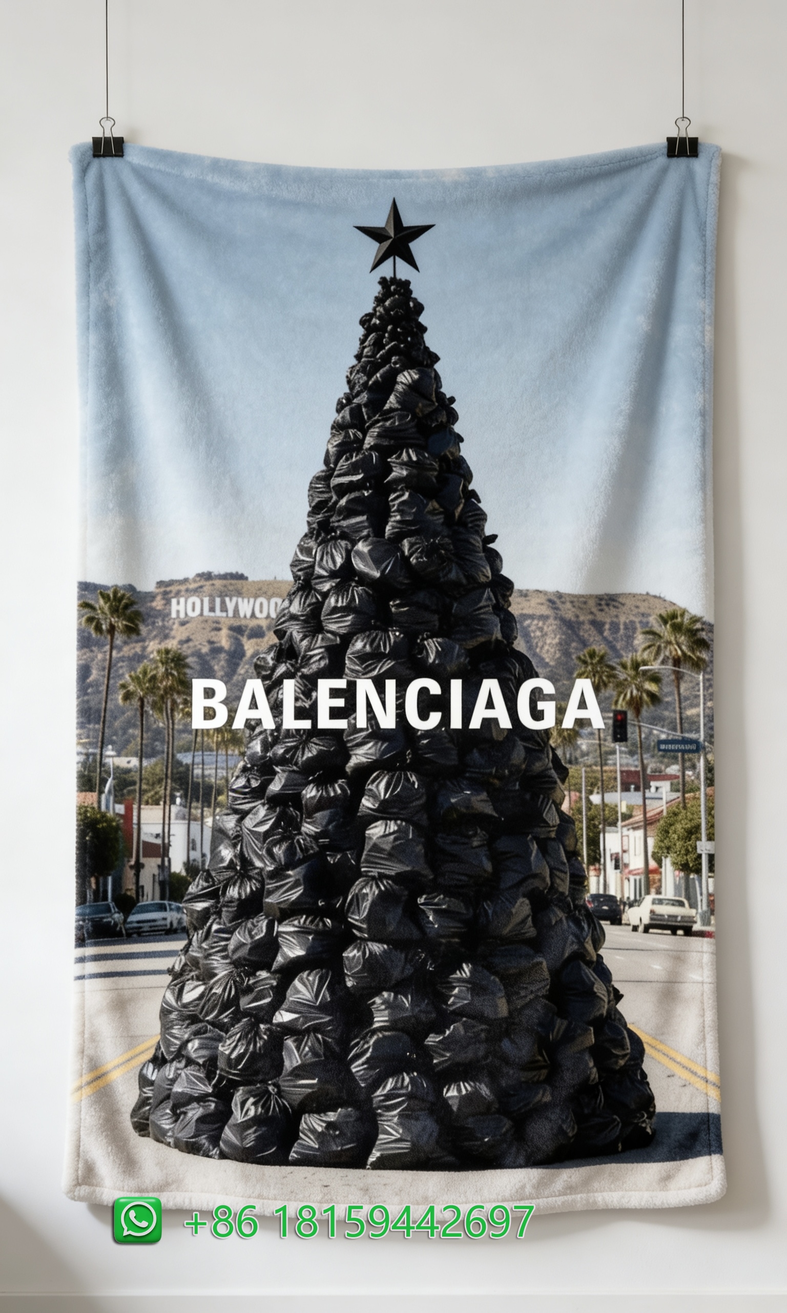 Balenciaga Throw Blankets